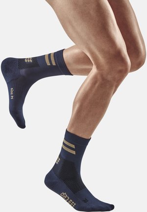 TRAINING COMPRESSION SOCKS MIDCUT UNISEX - MADE IN GERMANY - Sportsocken - peacoat