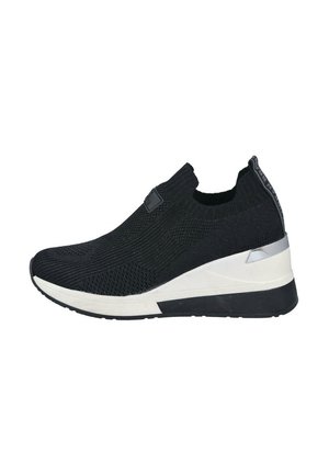XTI, ZAPATILLAS DEPORTIVAS CUÑA - Zapatos sin cordones - black