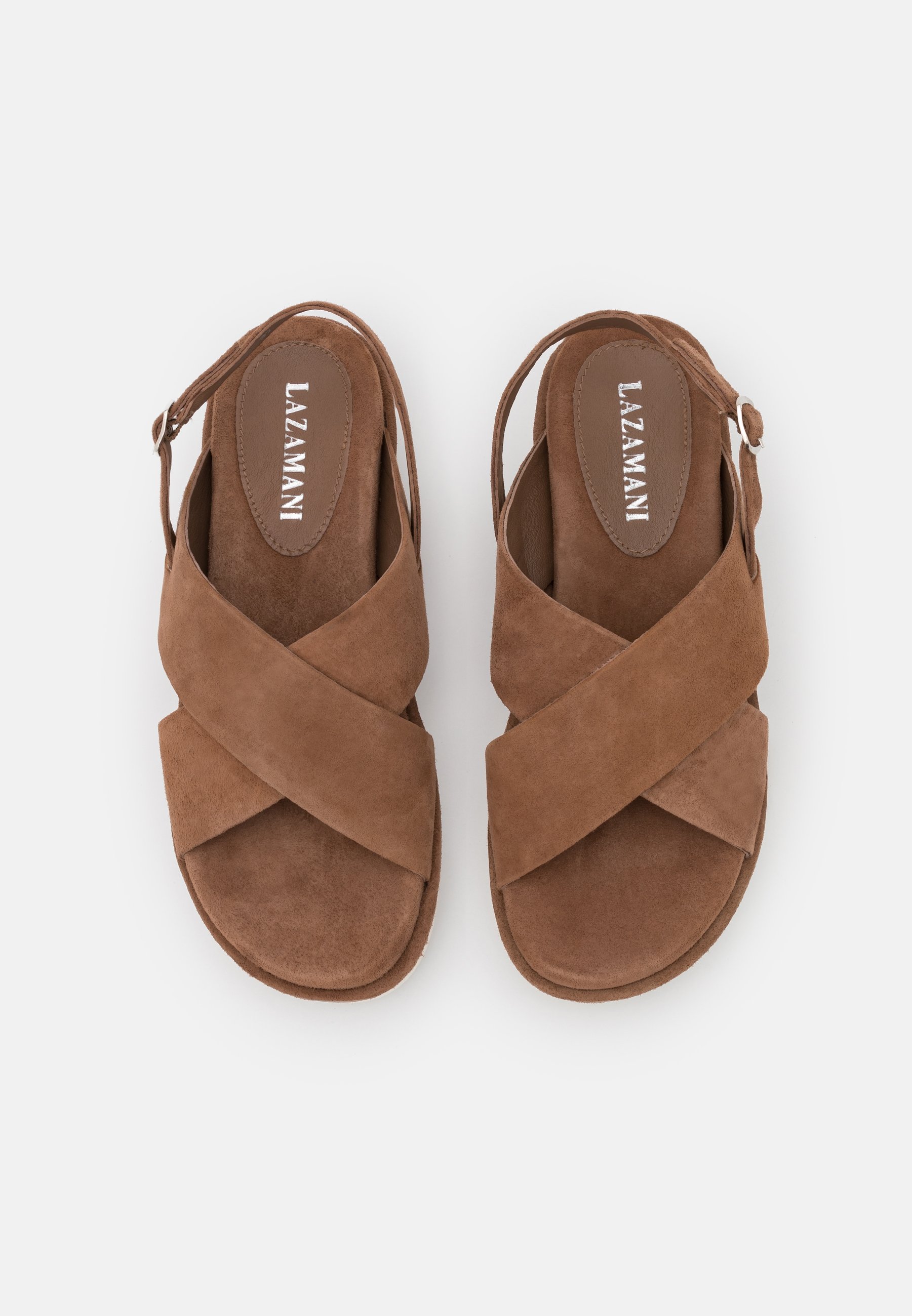 Lazamani Sandalen met plateauzool - taupe/Taupe - Zalando.nl