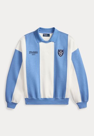 Polo Ralph Lauren, WIMBLEDON LOGO  POLO PULLOVER - Striktrøje - bristol blue/ceramic white