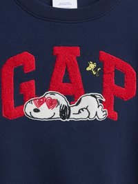 GAP KIDS VINTAGESOFT SNOOPY LOGO SWEATSHIRT - Φούτερ - navy uniform