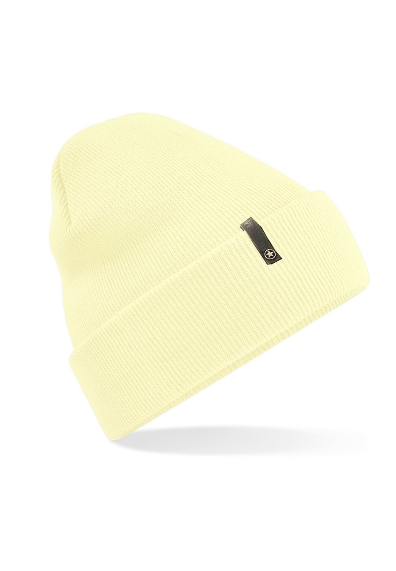 Be Famous TURN UP - Beanie - pastel lemon