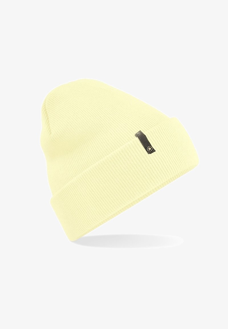 Be Famous TURN UP - Beanie - pastel lemon