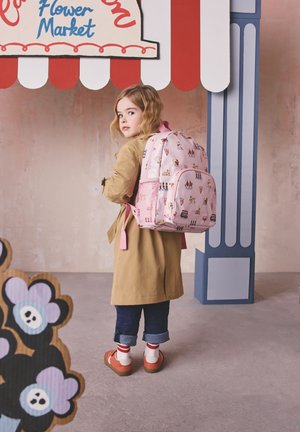 Cath Kidston, LARGE  - Skoletasker - pink queen london print