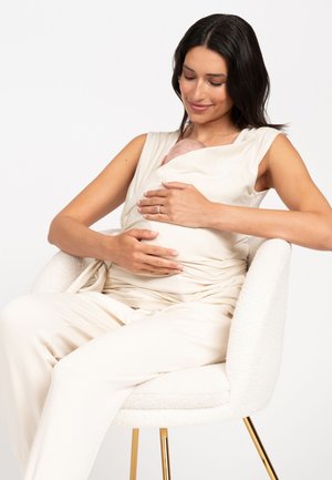 Seraphine, MATERNITY SKIN TO SKIN SLEEVELESS - Top - cream