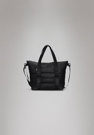 Rains PUFFER MIX TOTE BAG MINI W3 UNISEX - Veľká kabelka - black