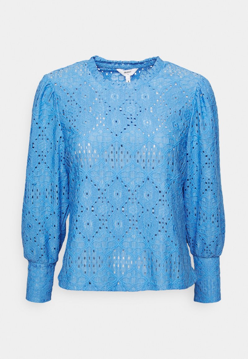 Object Petite Blouse lichtblauw