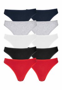 Non sélectionné, rot schwarz weiß grau meliert navy