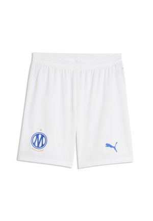 Puma OLYMPIQUE DE MARSEILLE 26/27 SHORTS - Korte sportsbukser - white- team royal