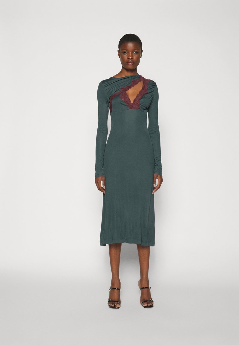 Vaillant BUSTIER DRESS - Jerseykjole - visgreen
