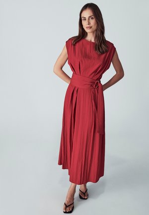 WILLA YANA MIDI - Denní šaty - brick red