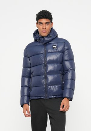 HOODED BLOUSON - Giacca invernale - midnight blue