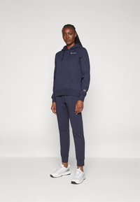 Champion ICONS HOODIE CONTRAST LOGO SMALL - Felpa con cappuccio - dark blue