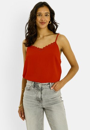 Grain de Malice, DÉBARDEUR BRETELLES FINES - Top - rouge