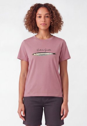 watapparel, NIEDLICHE SARDELLE - T-Shirt print - lilac dream