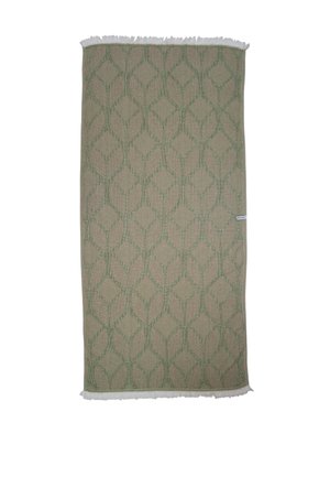 BOTANIC ART - Strandhanddoek - taupe/green