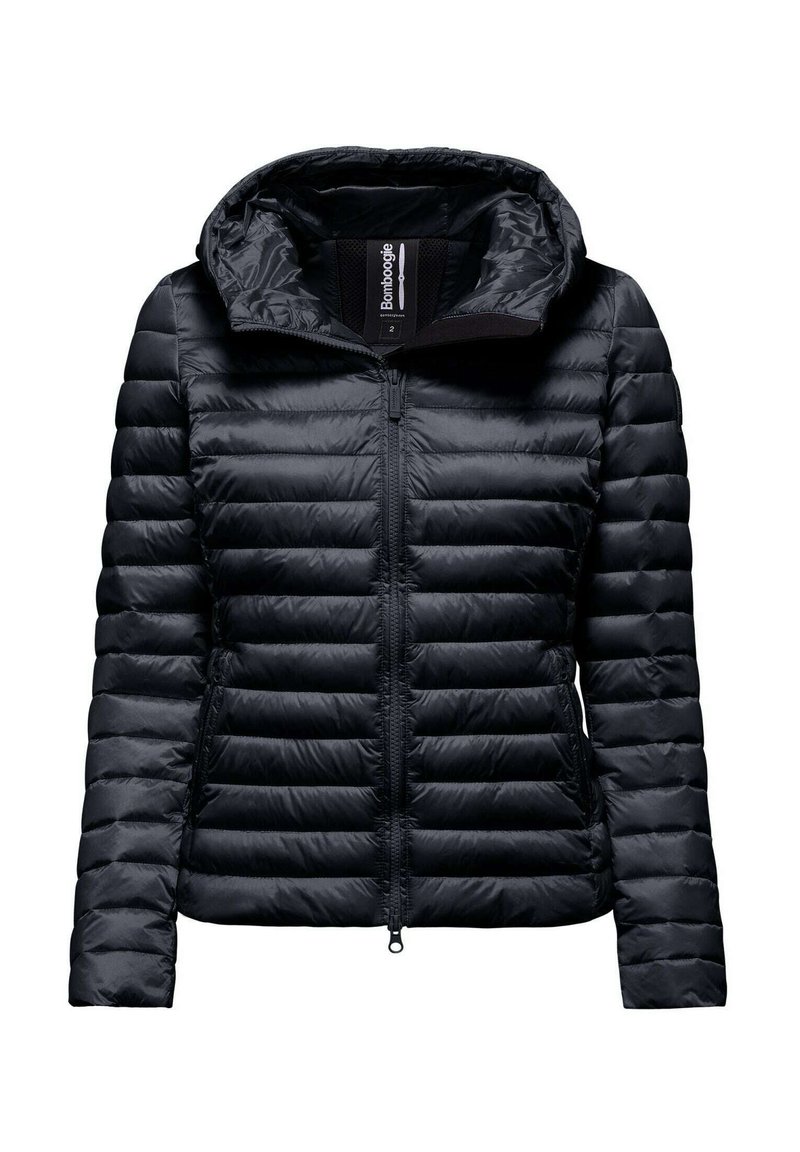 Bomboogie CON CAPPUCCIO IN BRILLANTE - Giacca invernale - deep blue