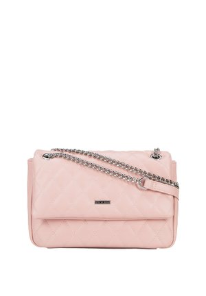 QUILTED FLAP - Handbag - pink
