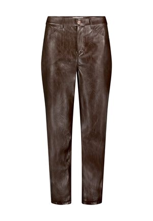 Cartoon, CARTOON MIT TASCHEN KUNSTLEDER-HOSE - Pantalon en cuir - deep cognac