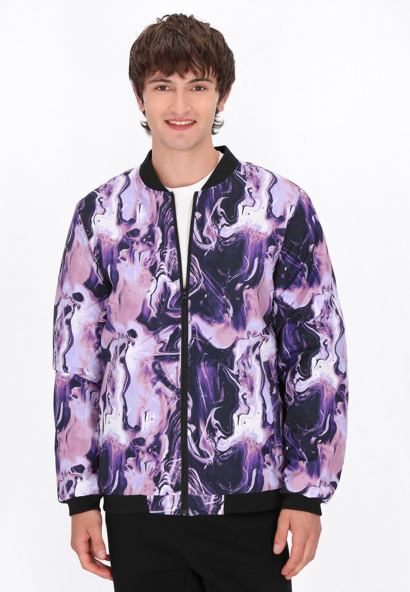 Mo Giubbotto Bomber - purple multicolor