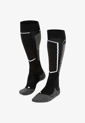 FALKE INTERMEDIATE - Kniestrümpfe - black mix