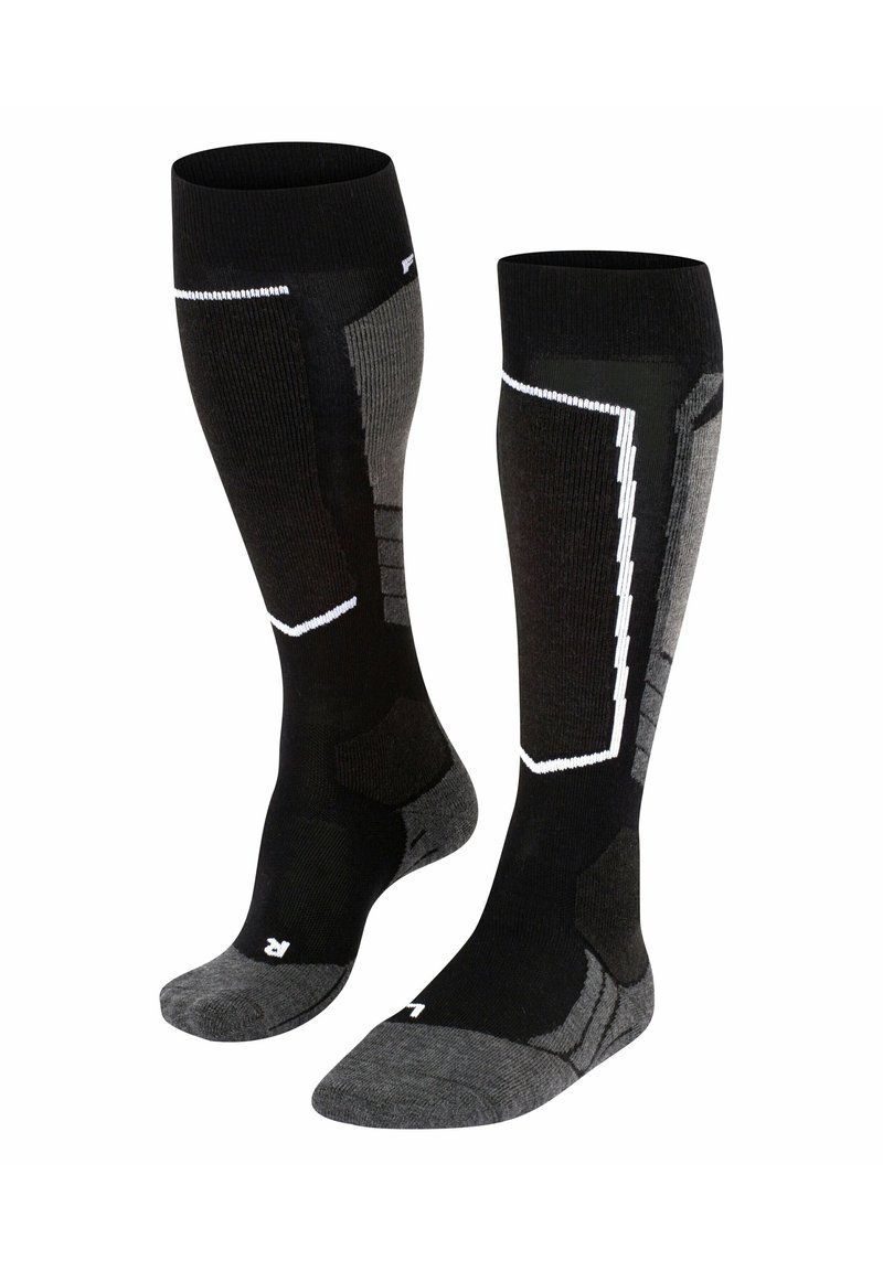 FALKE INTERMEDIATE - Kniestrümpfe - black mix