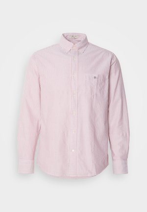 GANT REG CLASSIC OXFORD STRIPE - Vapaa-ajan kauluspaita - iron red
