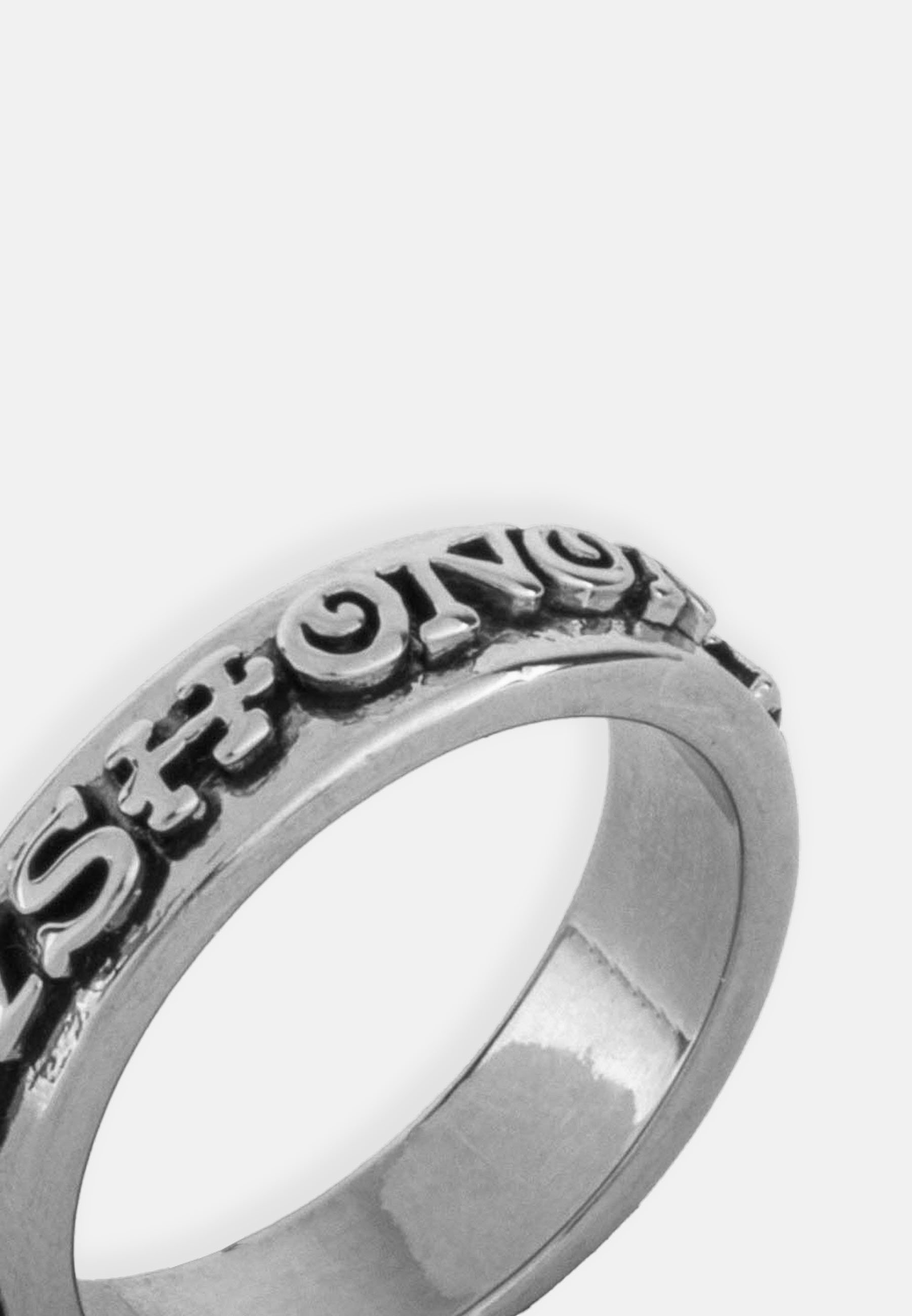 Ed Hardy DEATH BEFORE DISHONOR BANDリング Ed Hardy DEATH BEFORE DISHONOR BAND RING - Ring - silver