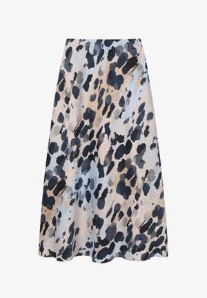 TATUUM, SATINI - A-lijn rok - beige