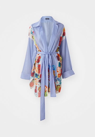 Dsquared2 SHORT KAFTAN - Accessorio da spiaggia - multicolor/light blue