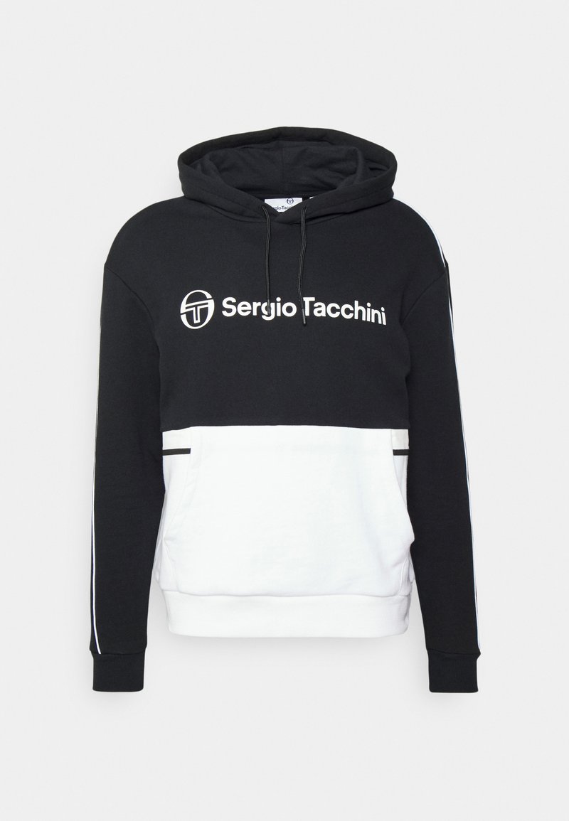 Herren Shirts | Sergio Tacchini ALOE KAPUZENSWEATSHIRT Kapuzenpullover black/white/schwarz - ZW02562 Herren Shirts | Sergio Tacchini ALOE KAPUZENSWEATSHIRT Kapuzenpullover black/white/schwarz - ZW02562