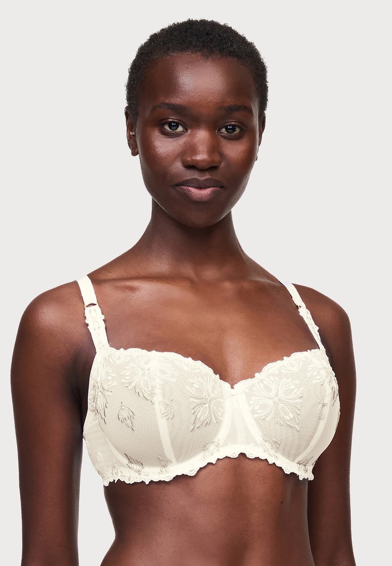 Chantelle - CHAMPS ELYSEES AUSSENTRÄGER - Reggiseno a balconcino - offwhite, Ingrandire