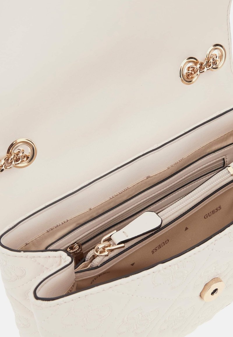 Sac à Main GUESS Bianca (BIG CITY) - Neuf Avec étiquettes - Couleur Beige/noir - Simili Cuir