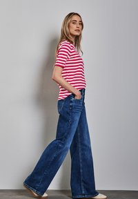 Street One GESTREIFTES - T-shirts print - pink