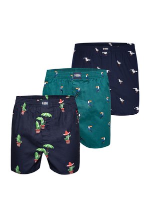 MOTIVE 3-PACK - Boxershorts - paviankaktusmöwe