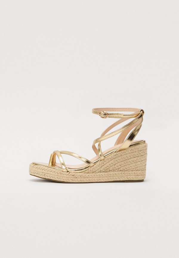 HADIA - Espadrilles - gold metallic