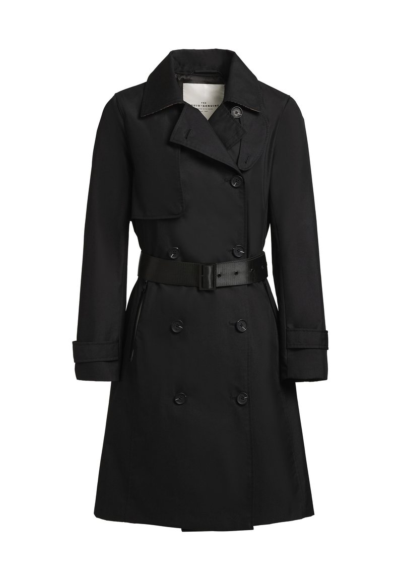 khujo Trenchcoat zwart