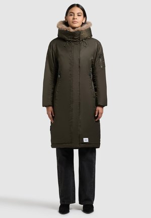 OLIVA - Ziemas mētelis - forest green