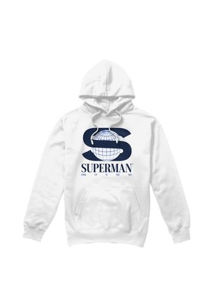 Cotton Soul, SUPERMAN 2025 S WORLD LOGO - Hoodie - white