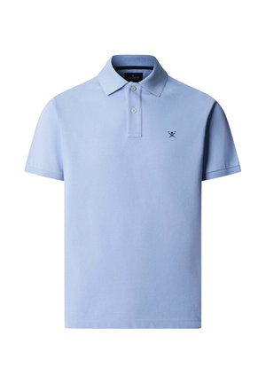 Hackett London, HACKETT LONDON POLO SHIRT SLIM FIT LOGO - Polo - summer blue