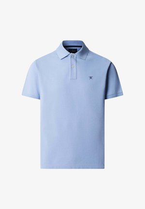 Hackett London, HACKETT LONDON POLO SHIRT SLIM FIT LOGO - Poloshirt - summer blue