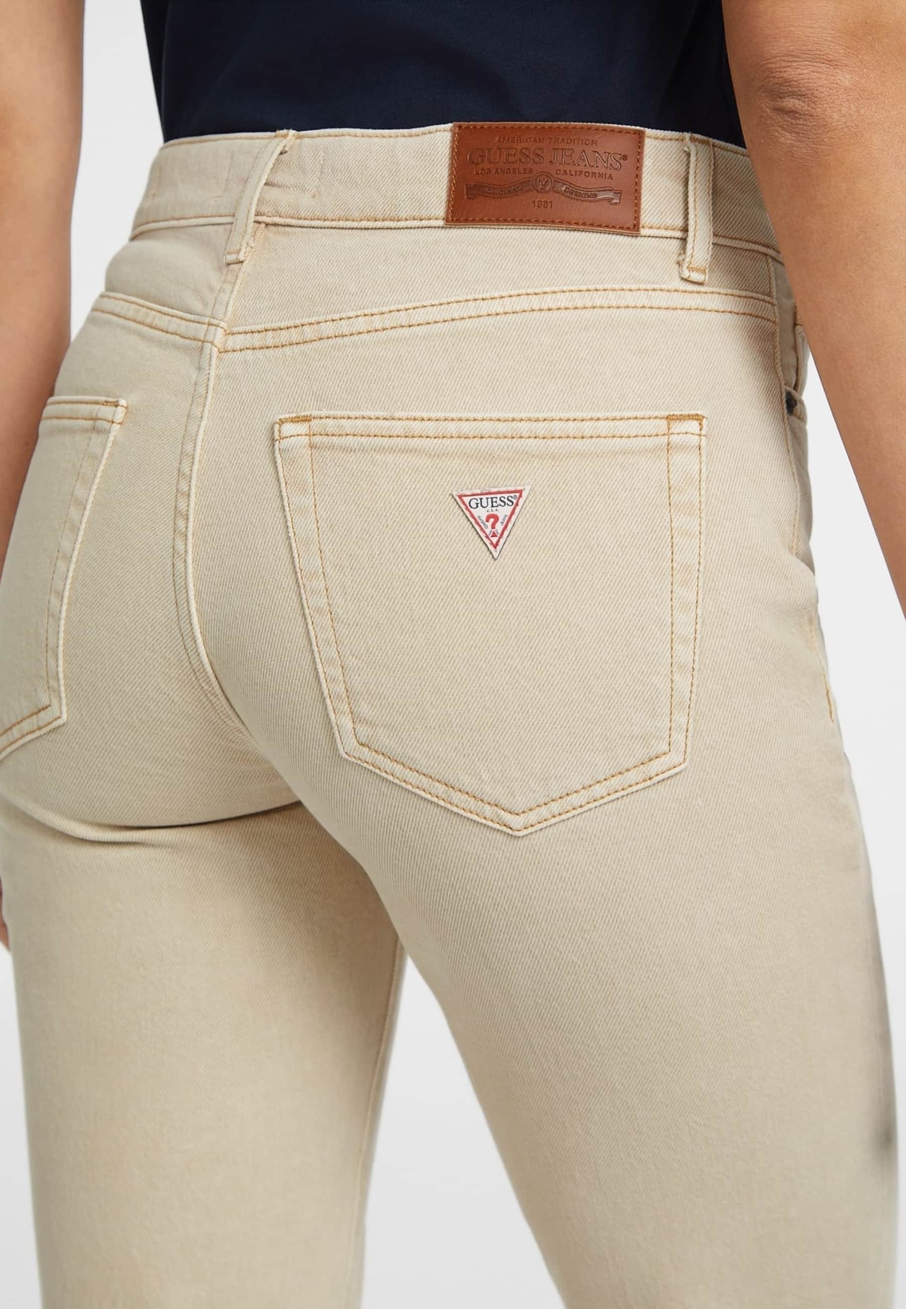 Guess Jeans Straight leg jeans - beige - Zalando.co.uk