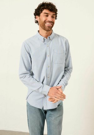 REGULAR FIT - LONG SLEEVE OXFORD STRIPE - Hemd - blue
