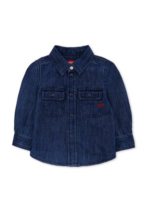 MANICA LUNGA - Camicia - blue