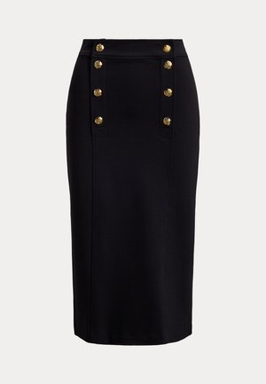 Lauren Ralph Lauren, STRETCH PONTE SAILOR PENCIL SKIRT - Pencil skirt - black