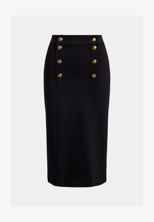 Lauren Ralph Lauren, STRETCH PONTE SAILOR PENCIL SKIRT - Pencil skirt - black