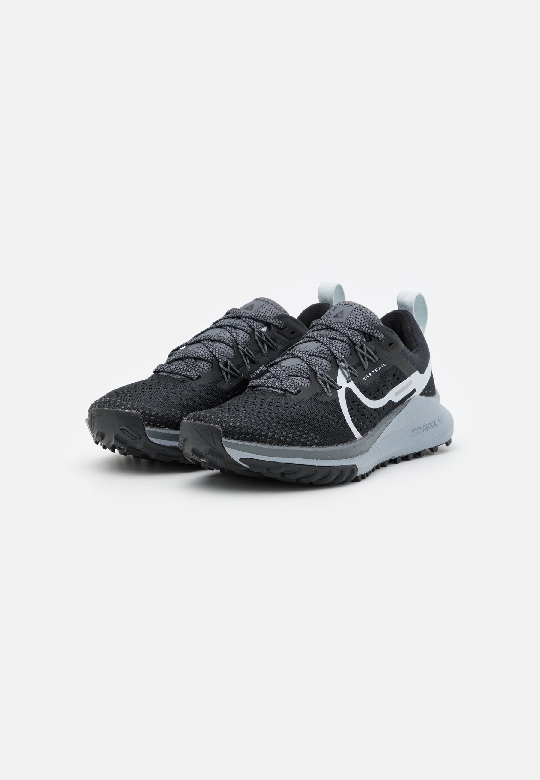 Nike Performance REACT PEGASUS TRAIL 4 - Scarpe da trail running -  black/aura/dark grey/wolf grey/nero - Zalando.it