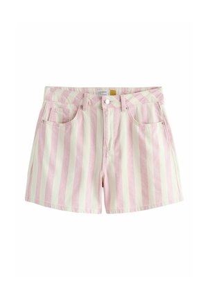 Next, Denimové šortky - pink striped