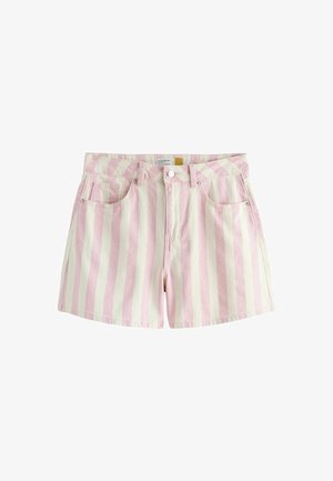 Next, Denimové šortky - pink striped