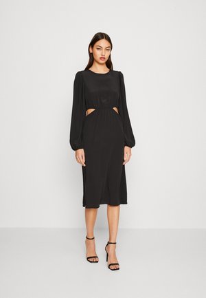 Vero Moda VMNYA CATCH CUT OUT CALF DRESS  - Cocktail φόρεμα / Φόρεμα για πάρτι - black solid